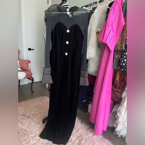 Jessica McClintock Vintage Velvet Dress